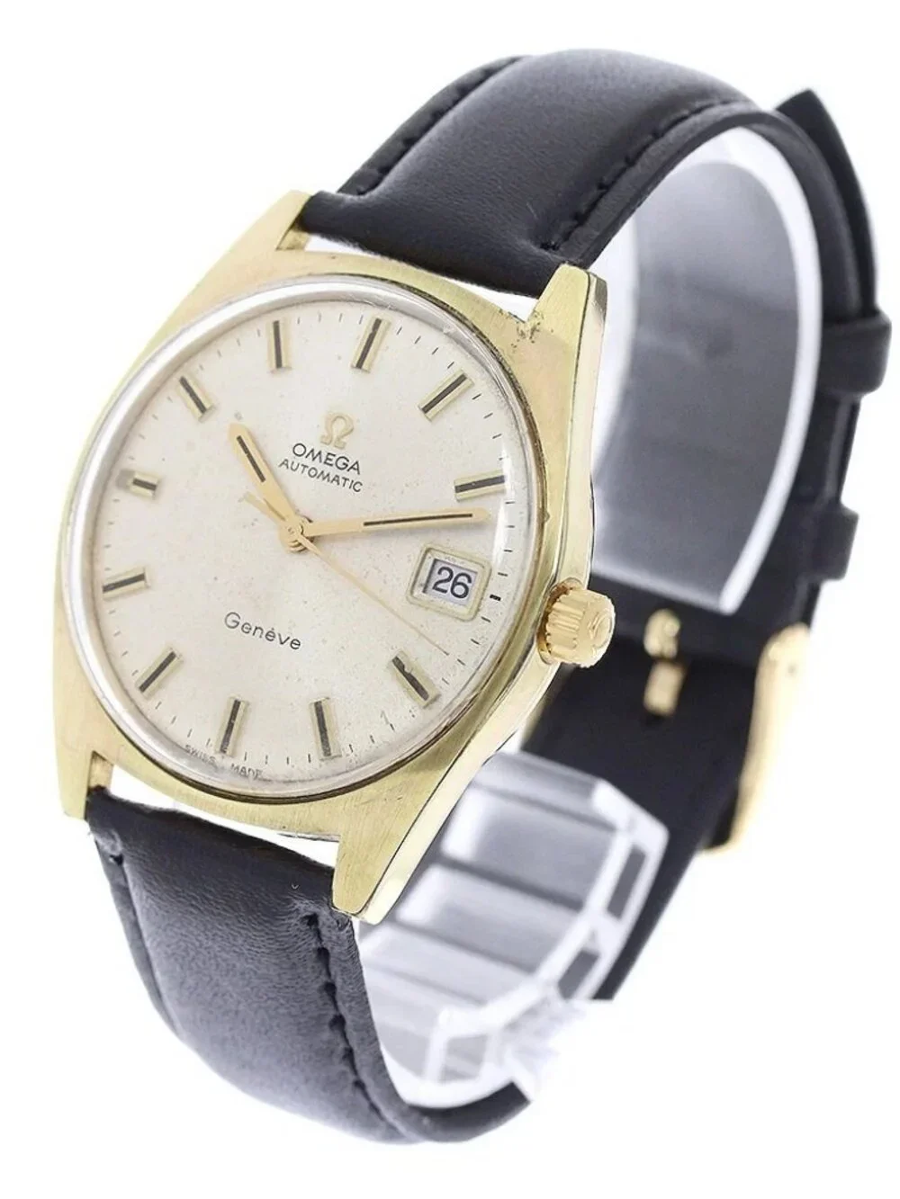 OMEGA Geneve 166.041 Date cal.565 Silver Dial Automatic Men's Watch_956874